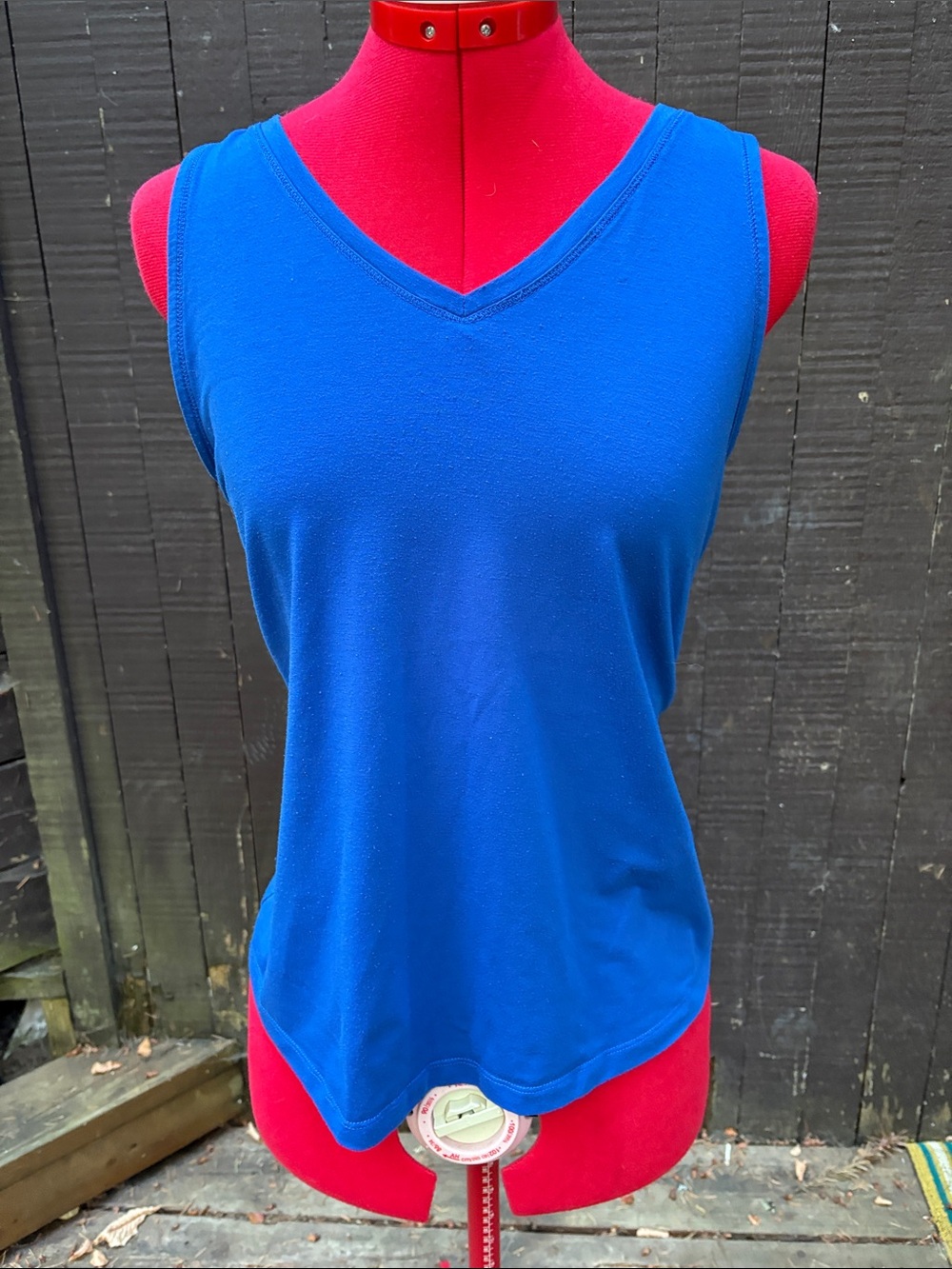 Title Nine Anda V-Neck Tank Top in Royal Blue
